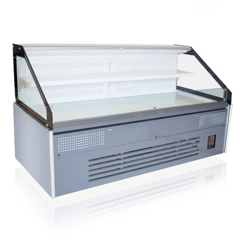 Vitrina frigorifică deschisă, cu un singur strat, răcită cu aer, multifuncțională (tip pictat)
