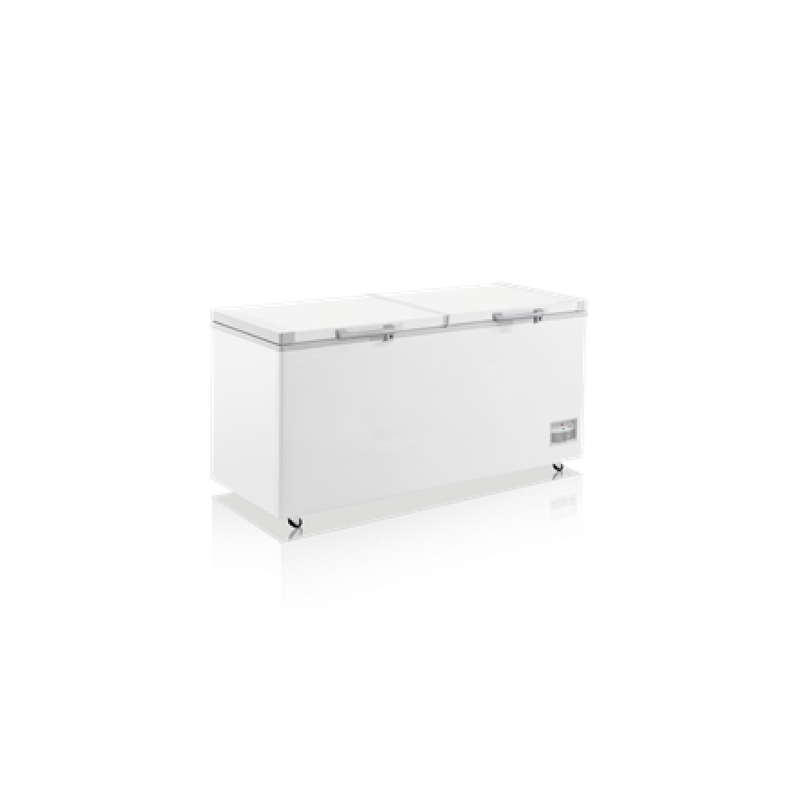 Congelator cu deschidere superioară, cu fund curbat, cu o singură temperatură