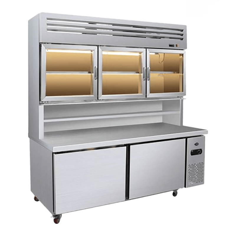 Chiller combinat cu fund plat cu mai multe etaje