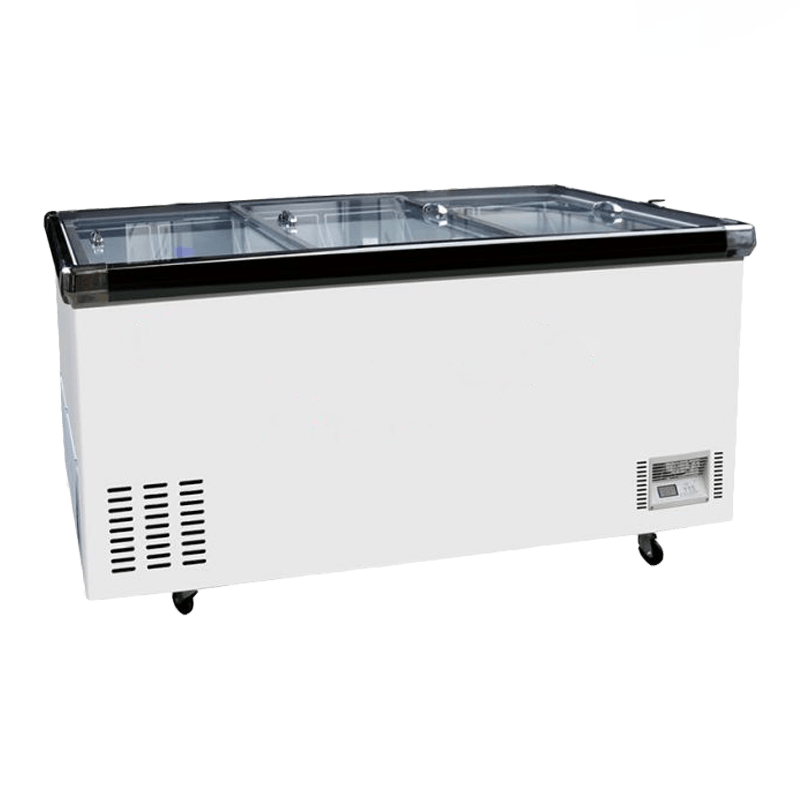 Vitrine frigorifice cu insulă de fund adânc